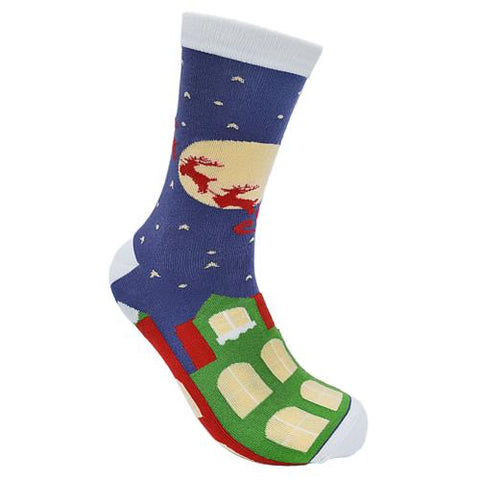 CHRISTMAS SANTA BAMBOO SOCKS - ladies