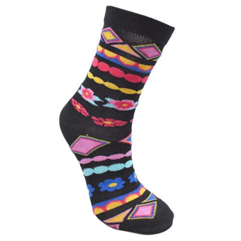 MEXICAN STRIPE BAMBOO SOCKS - ladies