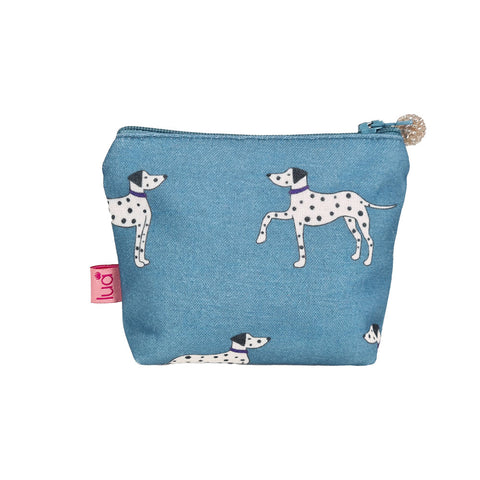 BLUE DALMATIANS COIN PURSE - by Lua
