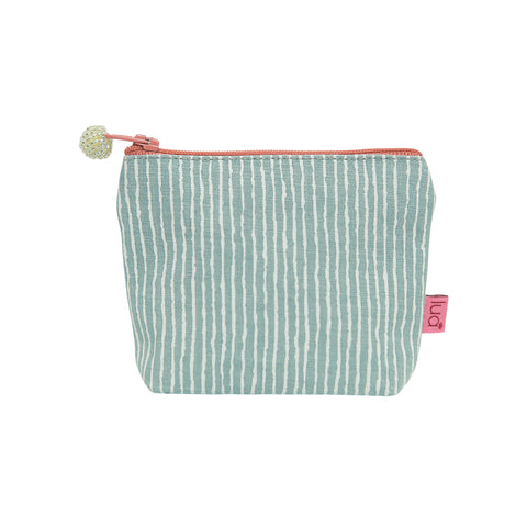 GREY STRIPE COIN PURSE - by Lua