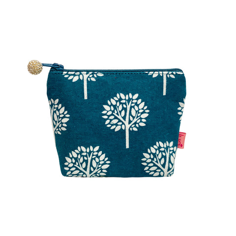DARK TEAL TREE COIN PURSE - by Lua