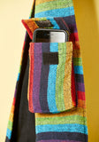 RAINBOW STRIPE GHERI SHOULDER BAG