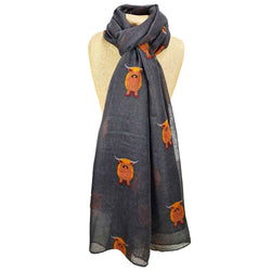 HIGHLAND COWS SCARF - by Lua