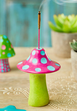 FUNKY MUSHROOM INCENSE HOLDER