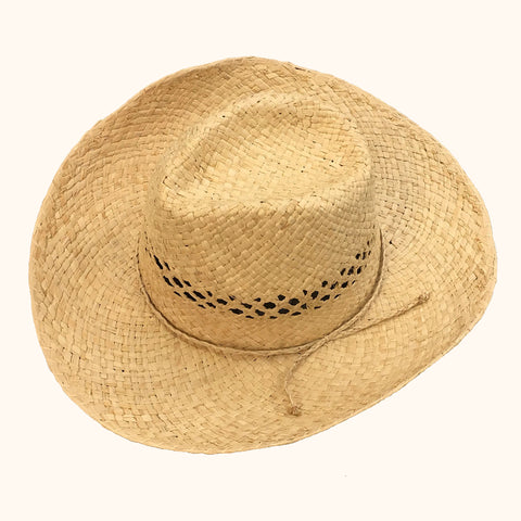 COWBOY RAFFIA HAT