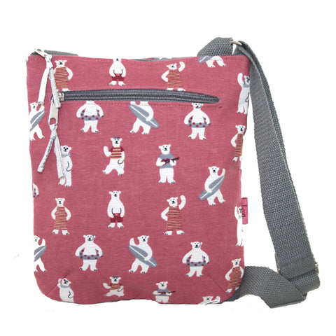 PINK POLAR BEAR MESSENGER BAG - by Lua