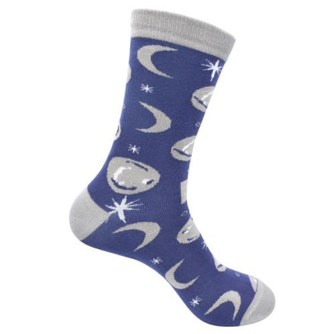 MOON PHASE BAMBOO SOCKS - ladies