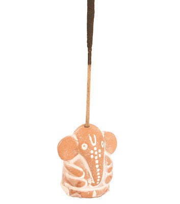 mini elephant Ganesh incense holder