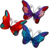 butterfly suncatchers window suction decorations