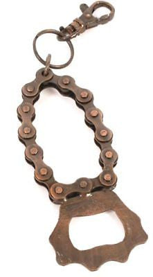 recycled bike chain bottle opener