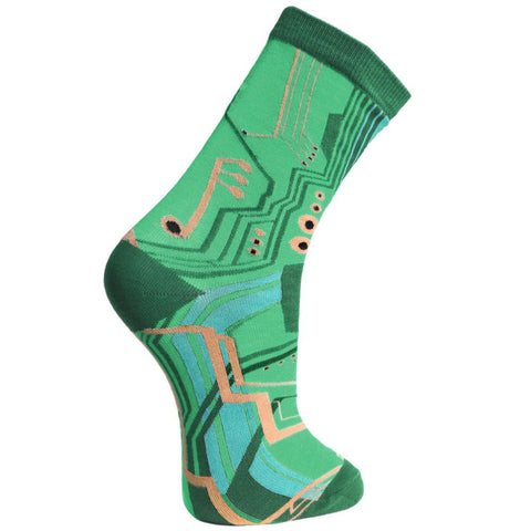 CIRCUIT BOARD BAMBOO SOCKS - ladies