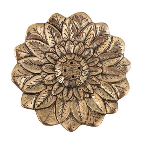 FLOWER ALUMINIUM INCENSE HOLDER