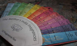 TRADITIONAL INCENSE GIFT FAN - by the Mother's India Fragrances