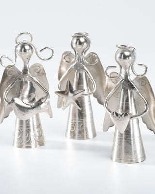 ANGEL WITH BELL ORNAMENT