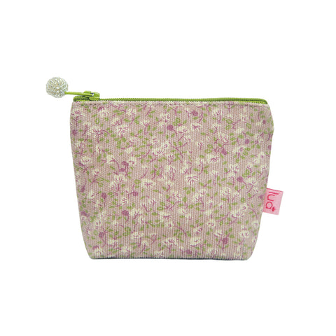 DUSKY LILAC FLORAL COIN PURSE - by Lua