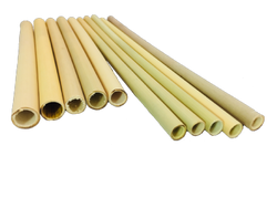 BAMBOO DRINKING STRAWS - pack of 4