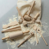 MINI BEECHWOOD UTENSIL SET