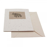 ELEPHANT DUNG GREETINGS CARD - by Paper High