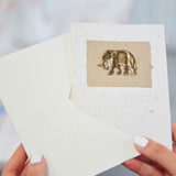 ELEPHANT DUNG GREETINGS CARD - by Paper High