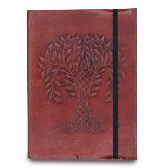 TREE OF LIFE LEATHER NOTEBOOK