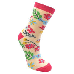 FLOWER BAMBOO SOCKS - ladies