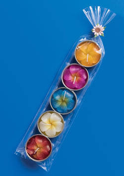 FLOWER TEALIGHT GIFT SET