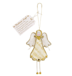 CHRISTMAS ANGEL HANGING DECORATION - by Believe You Can