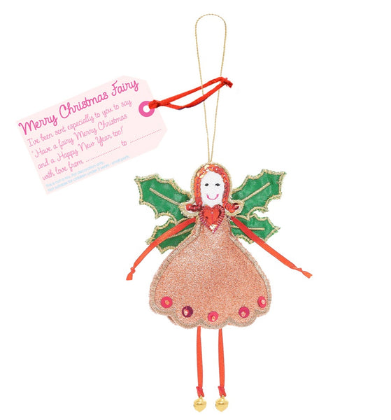 CHRISTMAS FAIRY HANGING DECORATION - by Believe You Can