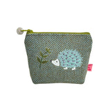 HEDGEHOG HERRINGBONE COIN PURSE - by Lua