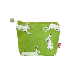 LIME GREEN HARE COIN PURSE - by Lua