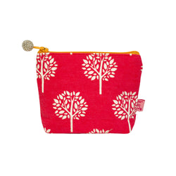 CORAL PINK TREE COIN PURSE - by Lua