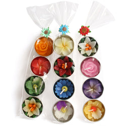 FLOWER TEALIGHT GIFT SET