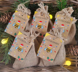 CHRISTMAS BEEBOMBS - British Wild Flower Seed Bombs