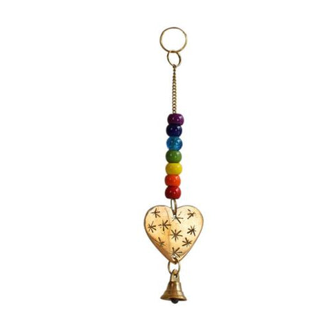 Brass Heart Windchime