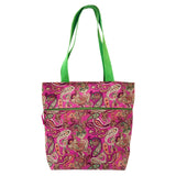PINK PAISLEY TOTE BAG - by Lua