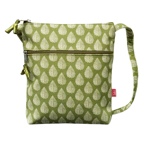 OLIVE LEAF CROSS BODY BAG - by Lua
