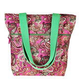 PINK PAISLEY TOTE BAG - by Lua