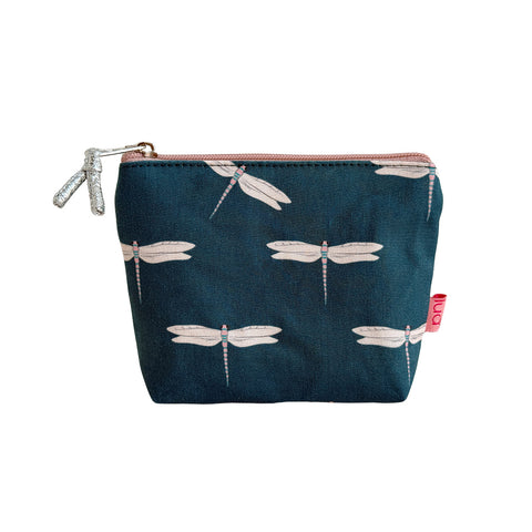 TEAL DRAGONFLY COIN PURSE - by Lua