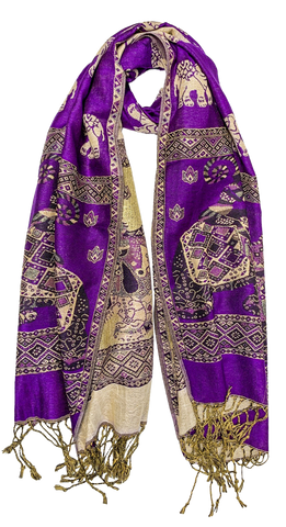 Elephant Cashmere Scarf