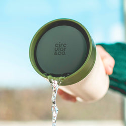 GREEN CIRCULAR REUSABLE COFFEE CUP - by Circular&Co