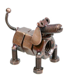 RECYCLED NUTS & BOLTS DOG ORNAMENT - by Noah's Ark