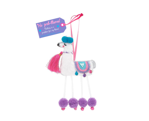 NO PROB-LLAMA HANGING DECORATION - by Believe You Can