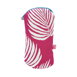 PINK FERN GLASSES POUCH - by Lua