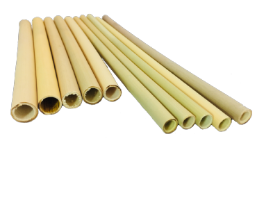 BAMBOO DRINKING STRAWS - pack of 4