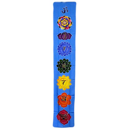 CHAKRA BATIK DROP BANNER - SKY