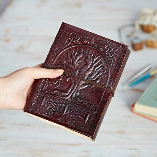 TREE OF LIFE LEATHER JOURNAL - by Paper High